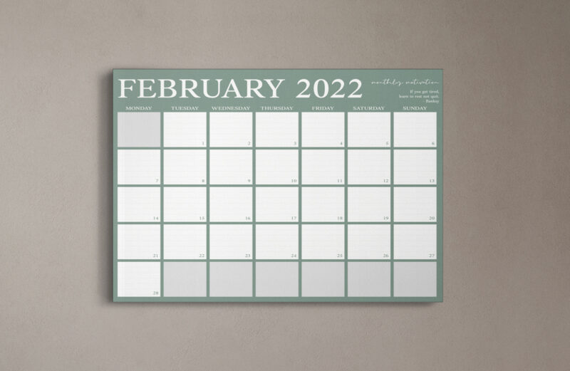 Dear Diary 2022 A4 Fridge Calendar