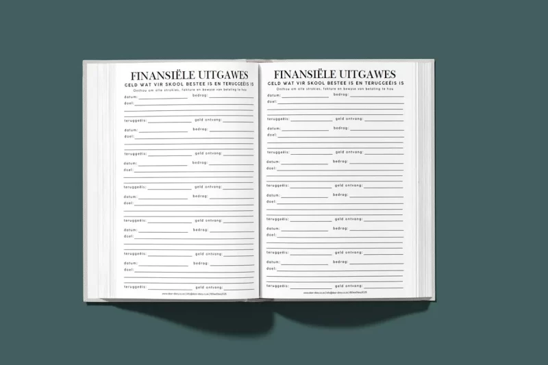A4 Teacher Planner 2026 (Afrikaans) - Image 10