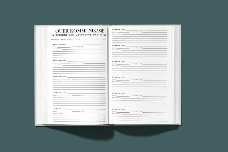 A4 Teacher Planner 2026 (Afrikaans) - Image 18