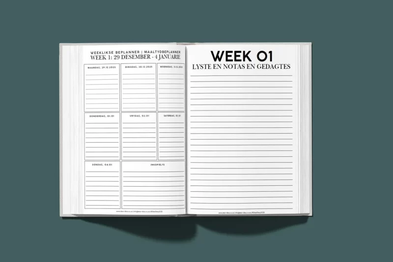 A4 Teacher Planner 2026 (Afrikaans) - Image 25