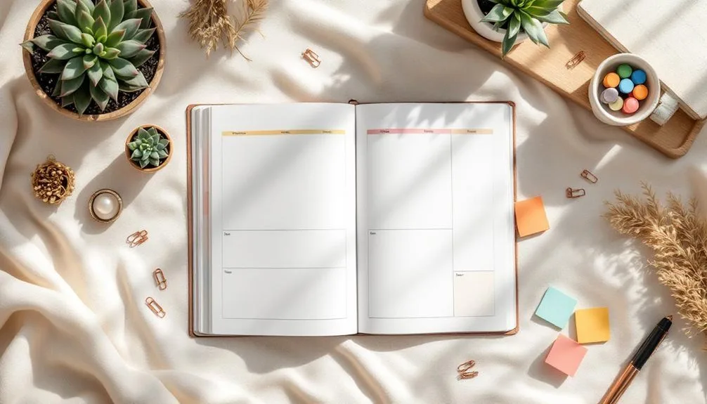 organising planner for balance