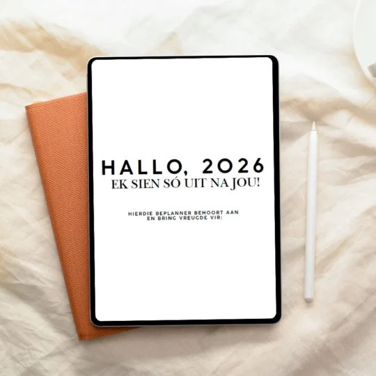 2026 Digital Everything Planner (Afrikaans)